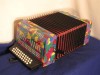 Canarino B system button accordion - multicolour